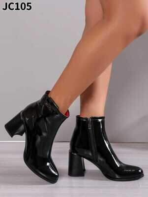 Botki damskie ocieplane  7AJC105.BLACK   (36/41 ,12par)