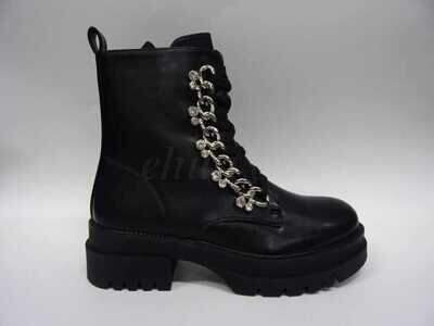 Botki damskie     7AQ22-1.BLACK    (36/41,12par)