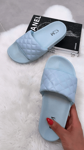 Klapki damskie 7A2068.BLUE (36/41,12par)