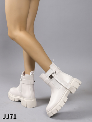 Botki damskie ocieplane 7AJJ71.BEIGE (36/41,12par)