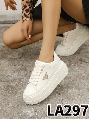 Buty sportowe damskie LA297.BEIGE (36/41,12par)