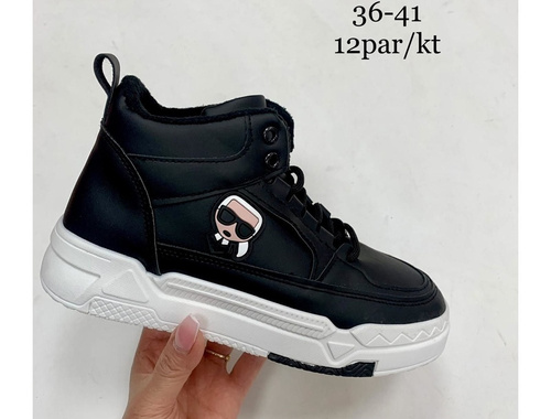 Buty sportowe damskie KY199-2.BLACK (36/41,12par)