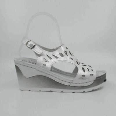 Sandały damskie DE75-7.SILVER (36/41,8par)