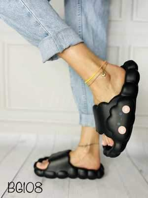 Klapki damskie 7ABG108.BLACK (36/41,12par)