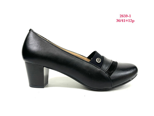 Czółenka damskie 7A2659-1.BLACK (36/41,12par)