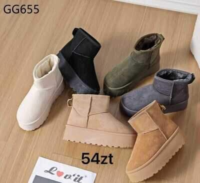 Botki damskie 7AGG655.KOLORDOWYBORU (36/41,12par)