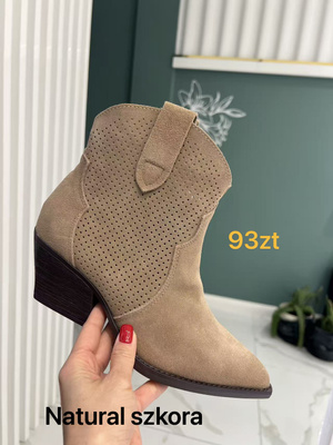 Botki damskie 7A6399A.KHAKI (36/41,12par)