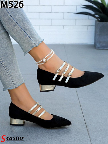 Czółenka damskie M526.BLACK (36/41,12par)