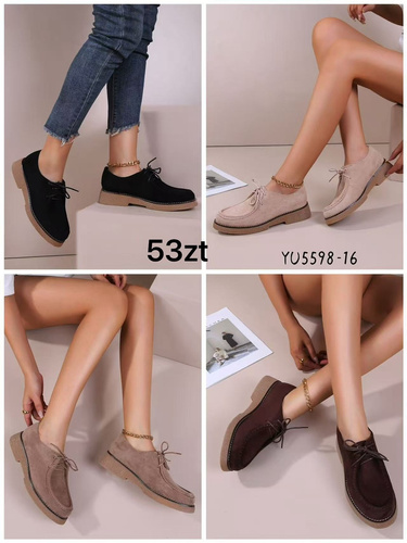 Półbuty damskie YU5598-16.KOLORDOWYBORU (36/41,12par)