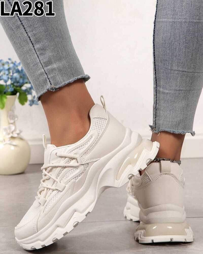 Buty sportowe damskie 7ALA281.BEIGE (36/41,12par)