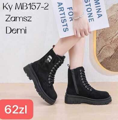 Botki damskie  7AKY157-2.BLACK  (36/41,12par)