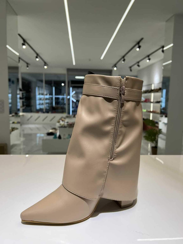 Botki damskie 7A9502.BEIGE (36/41,12par)
