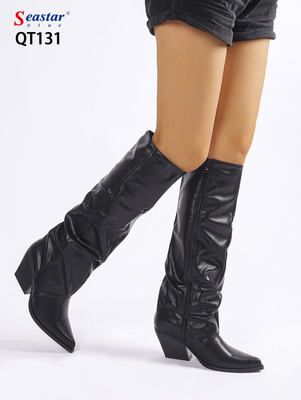 Kozaki damskie QT131.BLACK (36/41,12par)