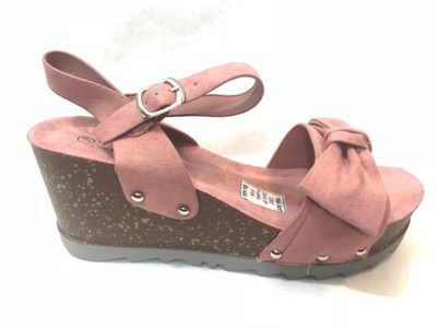 Sandały damskie D500-3.PINK (36/41,8par)