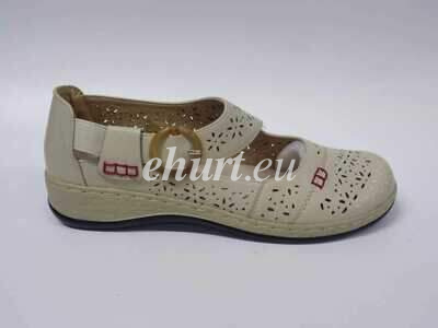 Balerinki damskie 7A9772-7.BEIGE (36/41,12par)