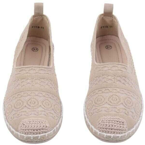 Balerinki damskie F119-11.BEIGE (36/41,12par)