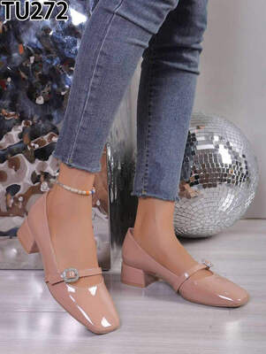 Czółenka damskie 7ATU272.KHAKI (36/41 12par)