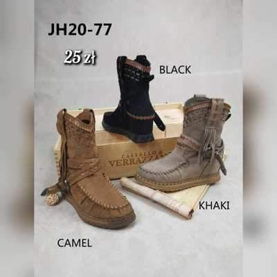 Botki damskie nieocieplane 7AJH20-77.KOLORDOWYBORU (36/41,12par)