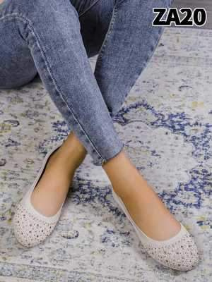 Balerinki damskie 7AZA20.BEIGE (36/41,12par)