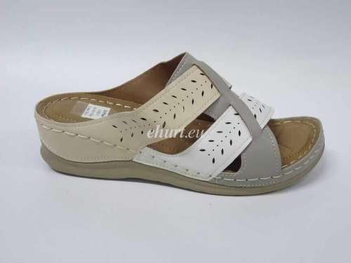 Klapki damskie 7A1102-5.BEIGE (36/41,12par)