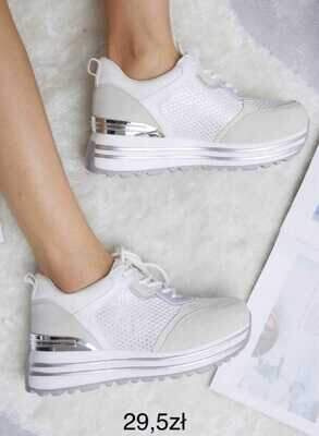 Buty sportowe damskie  7AHQ295.WHITE    (36/41,12par)