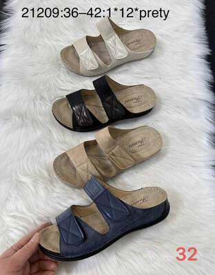 Klapki damskie 7A21209.KOLORDOWYBORU (36/42,12par)