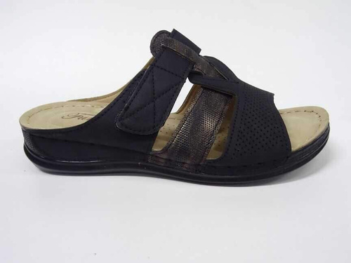 Klapki damskie 7A21853-1.BLACK (36/42,12par)