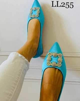 Balerinki damskie 7ALL255.BLUE (36/41,12par)