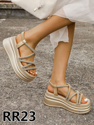 Sandały damskie RR23.GOLD (36/41,12par)