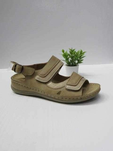 Sandały damskie 7A92031-10.KHAKI (36/42,12par)