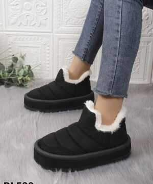 Botki damskie ocieplane BL529.BLACK (36/41,12par)