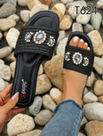 Klapki damskie T624.BLACK (36/41,12par)