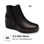Botki damskie 7AB-3-1513.BLACK (36/41,8par)