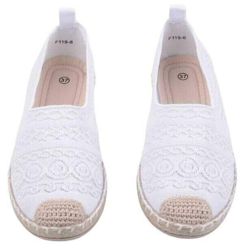 Balerinki damskie F119-6.WHITE (36/41,12par)