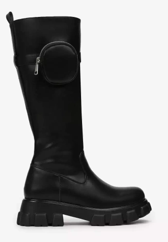 Kozaki damskie RQ2042-1.BLACK (36/41, 8par)