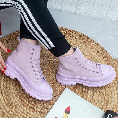 Trampki damskie 7AF066.PURPLE (36/41,12par)