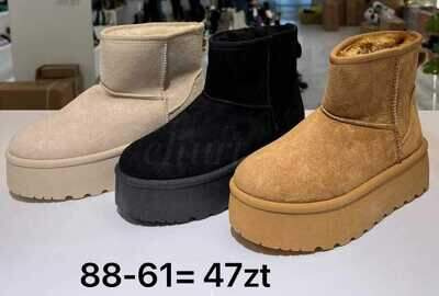 Botki damskie ocieplane 7A88-61.KOLORDOWYBORU (36/41,12par)