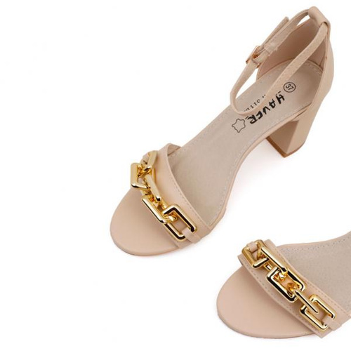 Sandały damskie SY28-2.BEIGE (36/40,12par)