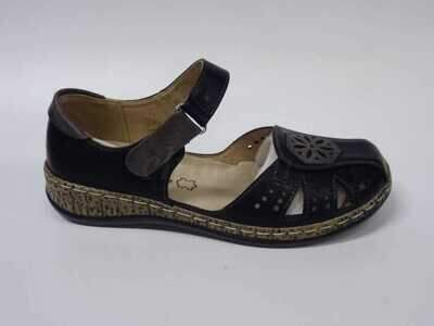 Balerinki damskie 7A9505-9.BLACK (36/41,12par)