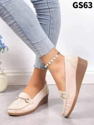 Balerinki damskie 7AGS63.BEIGE (36/41,12par)