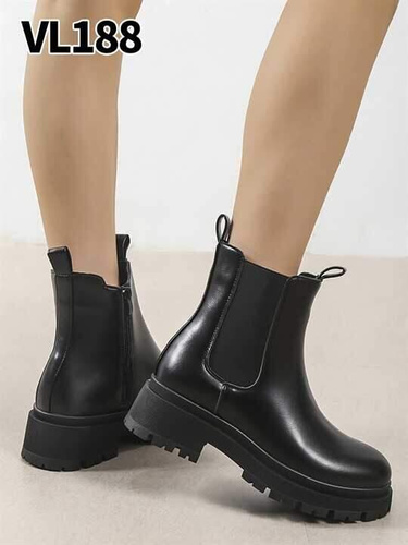 Botki damskie ocieplane 7AVL188.BLACK (36/41,12par)