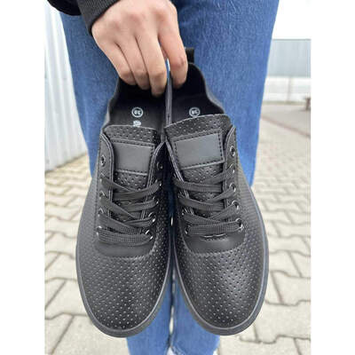 Trampki damskie    7ANB623.ALL BLACK  (36/41,12par)