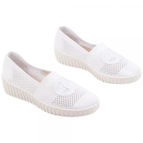 Balerinki damskie F44-6.WHITE (36/41,12par)