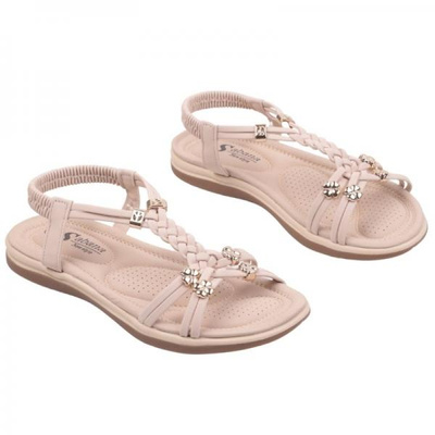 Sandały damskie DH22-3.BEIGE (36/41,12par)