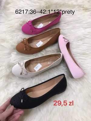 Balerinki damskie 7A6217.KOLORDOWYBORU (36/42,12par)
