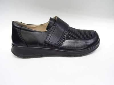Półbuty damskie  7A37031-1.BLACK   (36/42,12par)