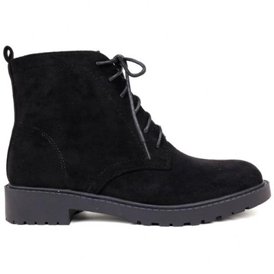 Botki damskie RM06-1.BLACK Ocieplane (36/41,8par)