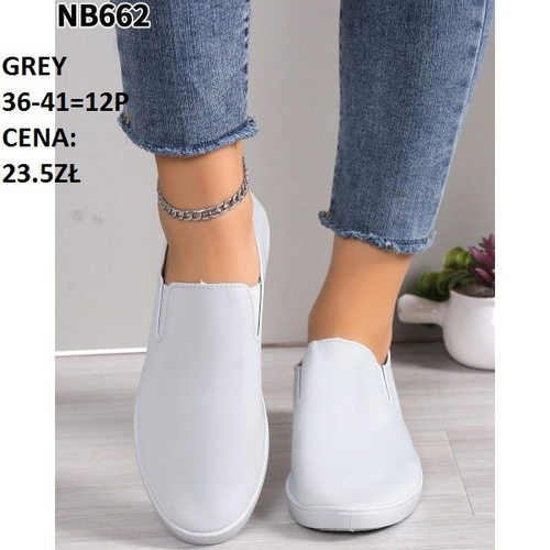 Trampki damskie NB662.GREY (36/41,12par)