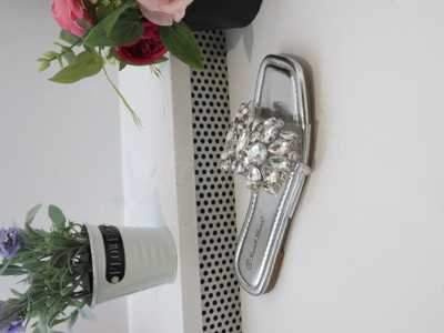 Klapki damskie 7AW952.SILVER (36/41,12par)