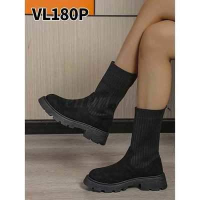 Botki damskie 7AVL180.BLACK (36/41,12par)